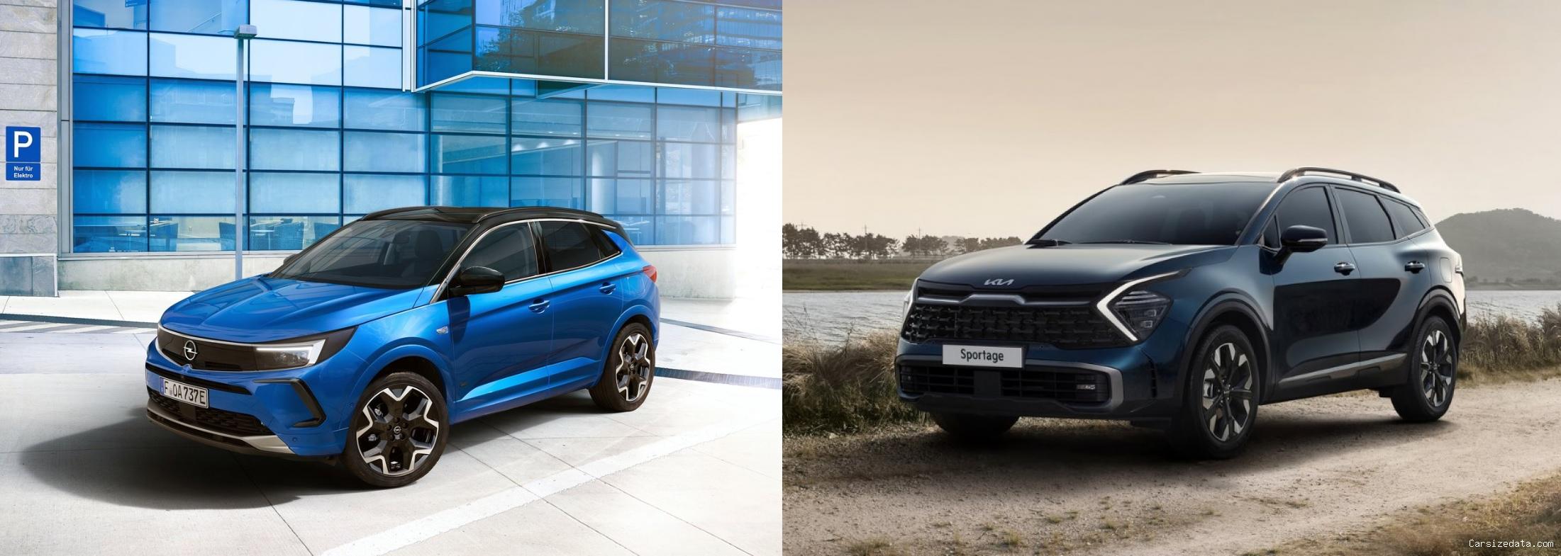2023 Opel Grandland vs 2023 Kia Sportage Comparison