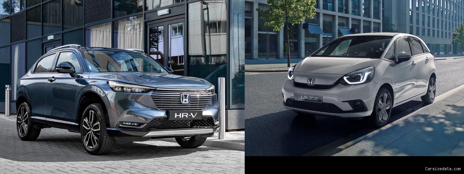 2022 Honda HR-V vs 2021 Honda Jazz Comparison
