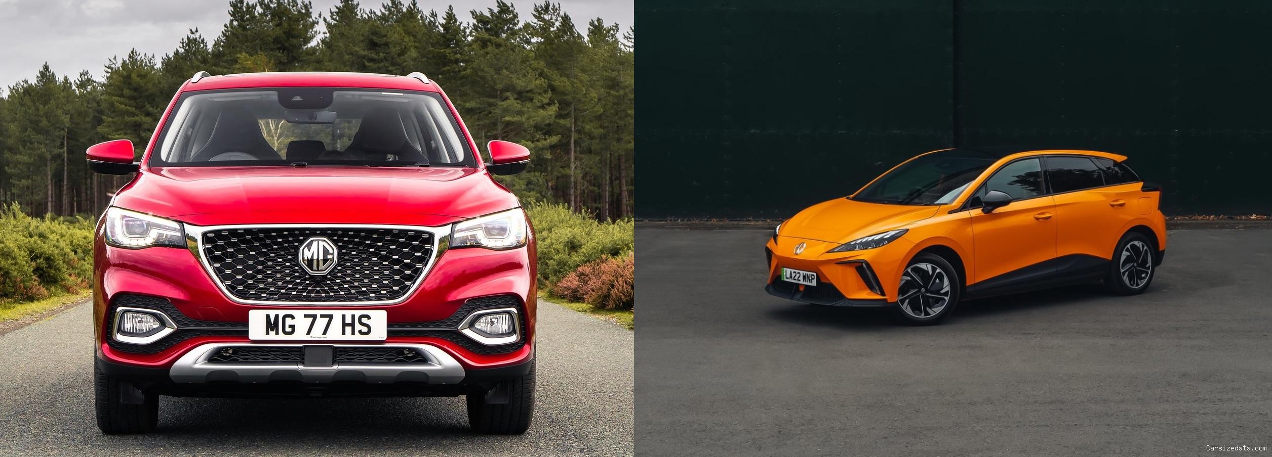 2023 MG HS vs 2023 MG MG4 Comparison