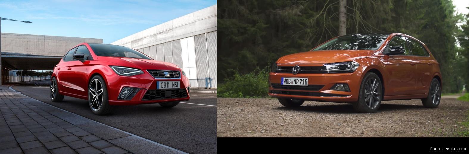 2021 Seat Ibiza vs 2018 Volkswagen Polo Comparison