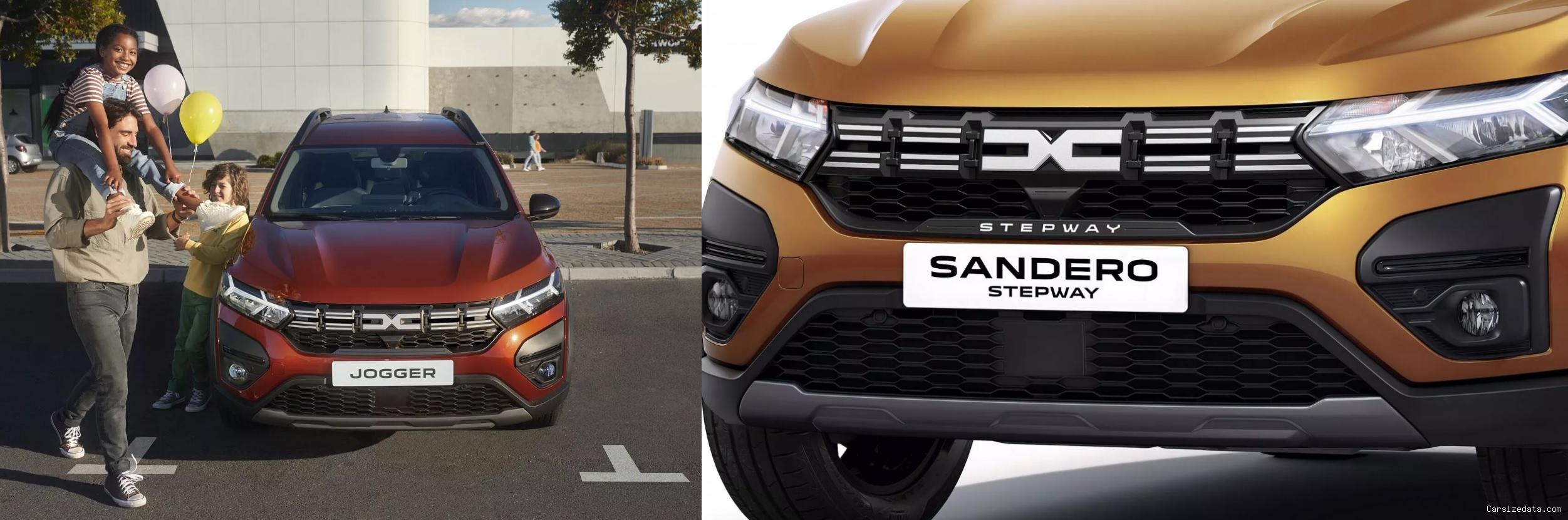 2023 Dacia Jogger vs 2023 Dacia Sandero Stepway Comparison