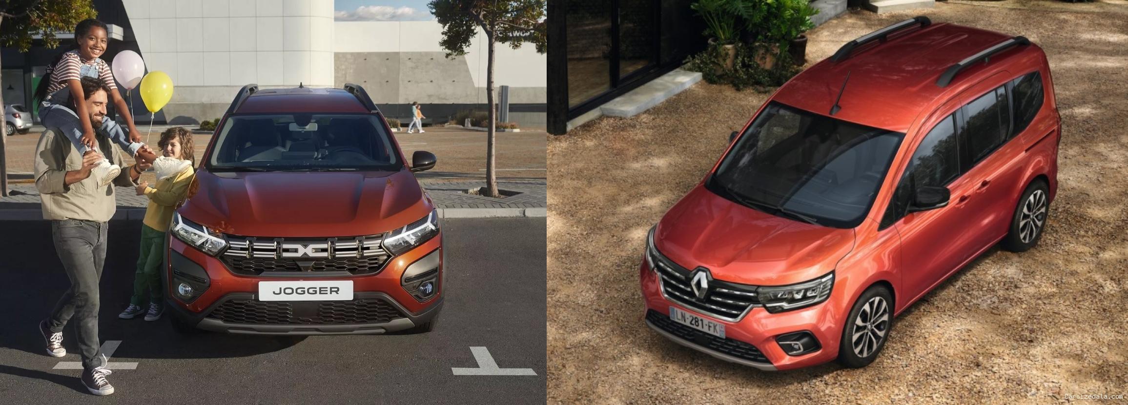 2023 Dacia Jogger vs 2021 Renault Kangoo Comparison