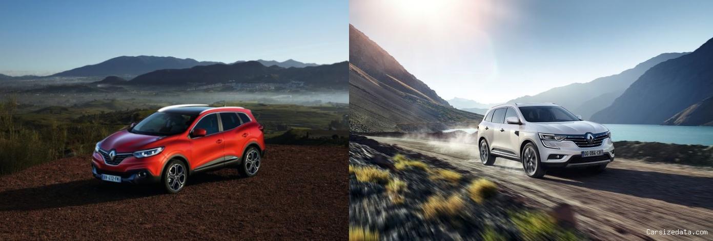 2017 Renault Kadjar vs 2017 Renault Koleos Comparison