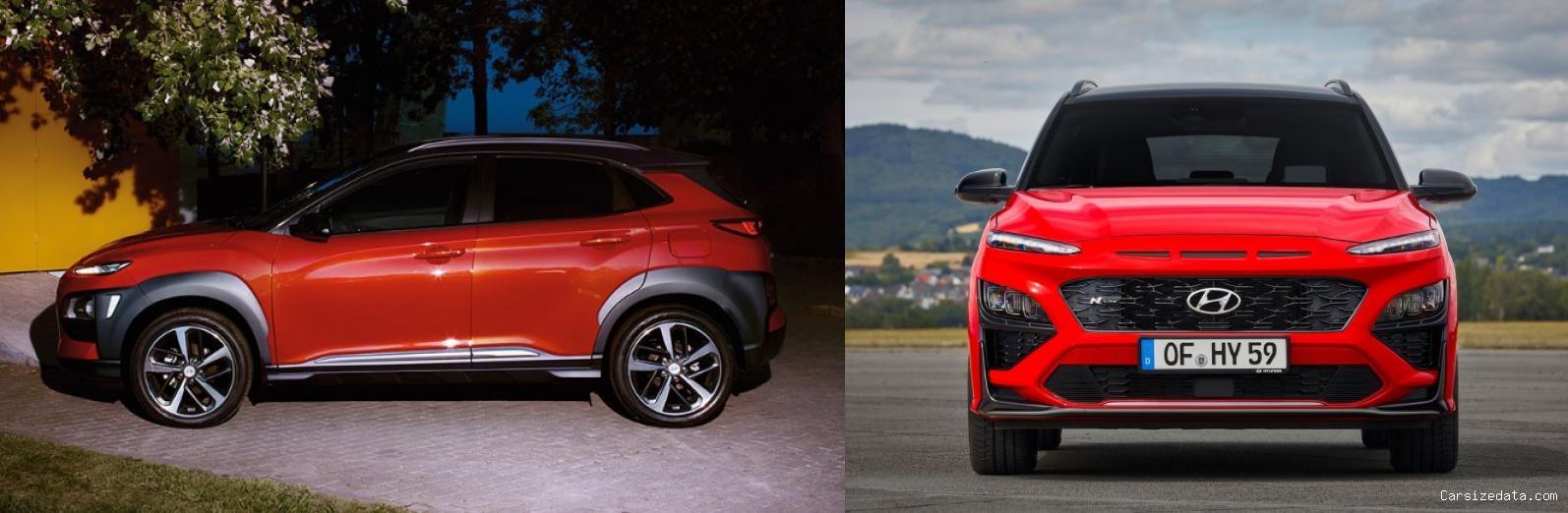 2020 Hyundai Kona vs 2021 Hyundai Kona Comparison