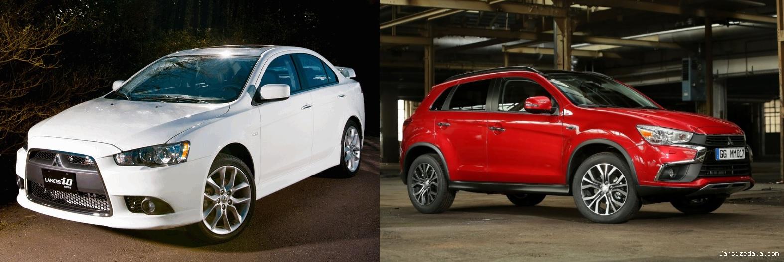 2015 Mitsubishi Lancer vs 2017 Mitsubishi ASX Comparison