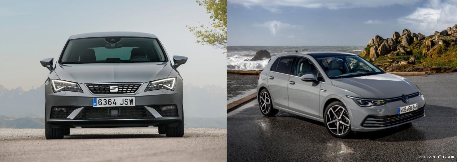 2020 Seat Leon vs 2022 Volkswagen Golf Comparison