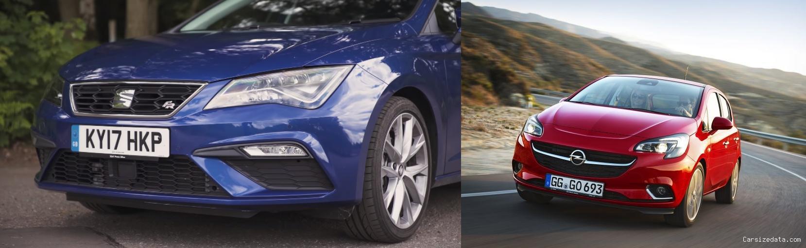 2017 Seat Leon vs 2017 Opel Corsa Comparison