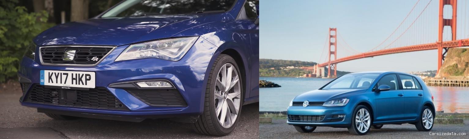 2017 Seat Leon vs 2015 Volkswagen Golf Comparison