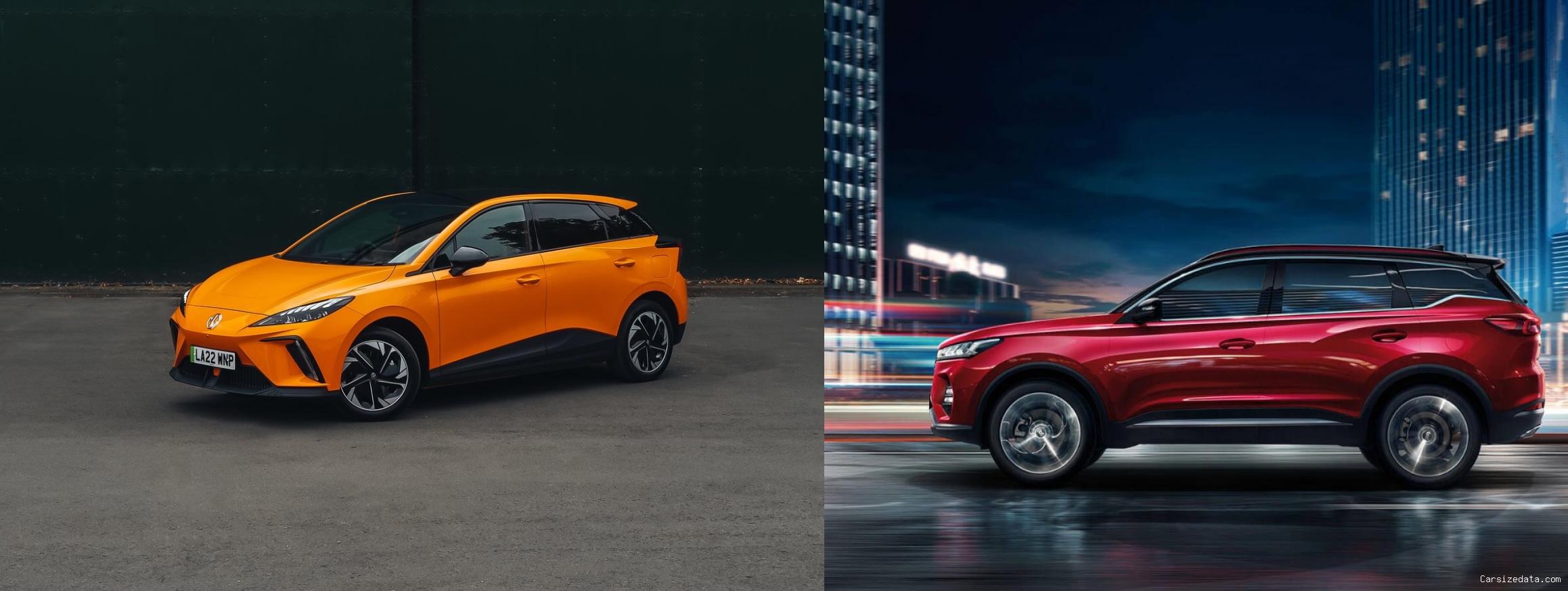 2023 MG MG4 vs 2023 Chery Tiggo7 Pro Comparison