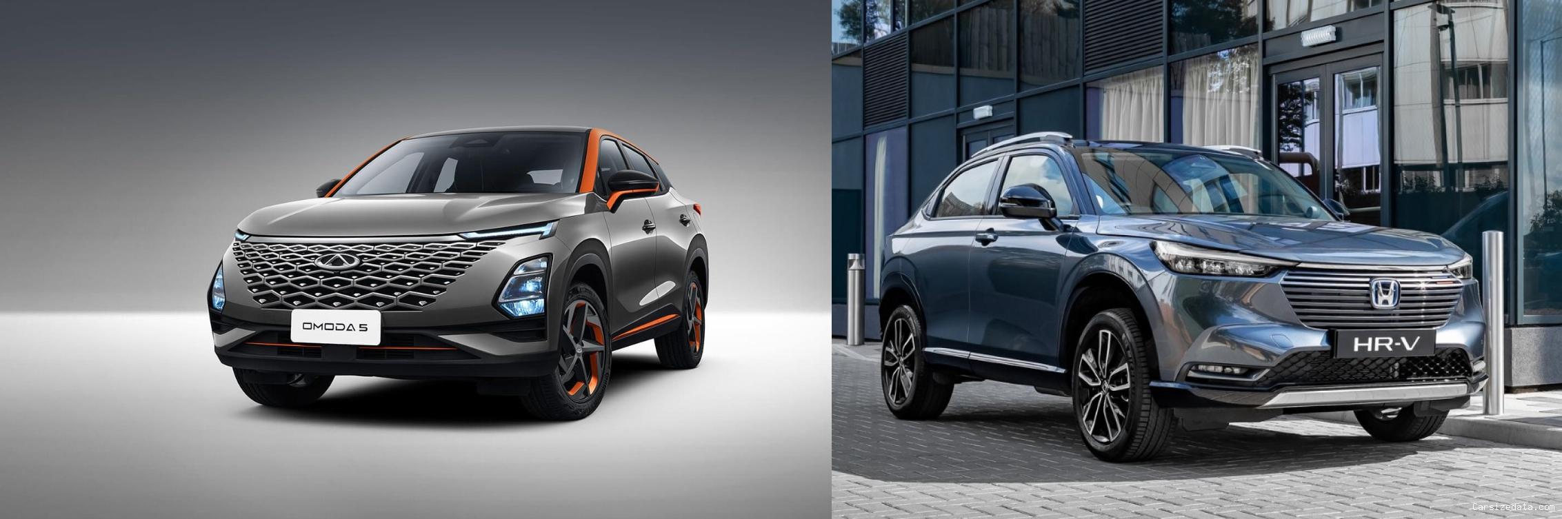2023 Chery Omoda5 vs 2023 Honda HR-V Comparison