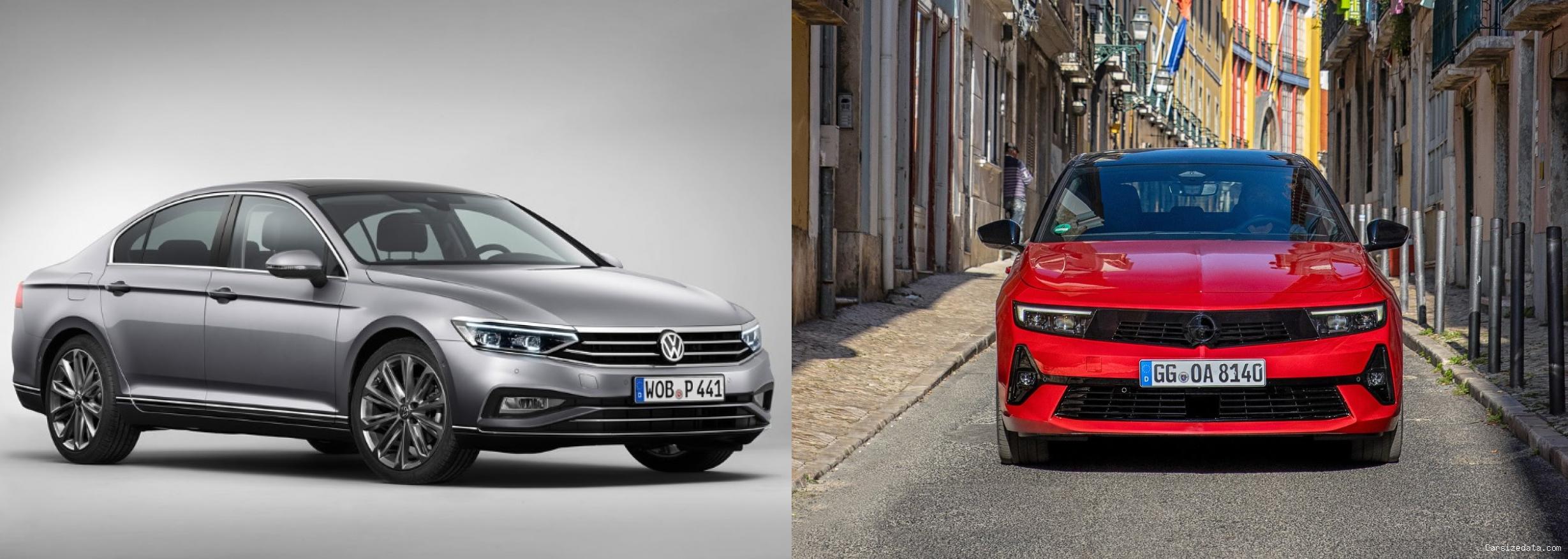 2022 Volkswagen Passat vs 2023 Opel Astra Comparison