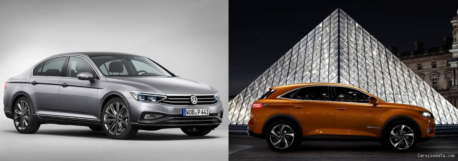 2022 Volkswagen Passat vs 2022 DS DS 7 Crossback Comparison