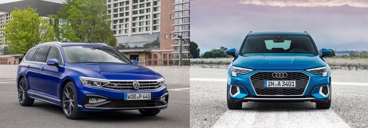 2021 Volkswagen Passat Variant vs 2021 Audi A3 Comparison