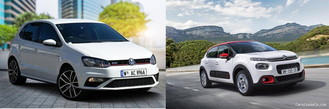 2017 Volkswagen Polo vs 2020 Citroen C3 Comparison