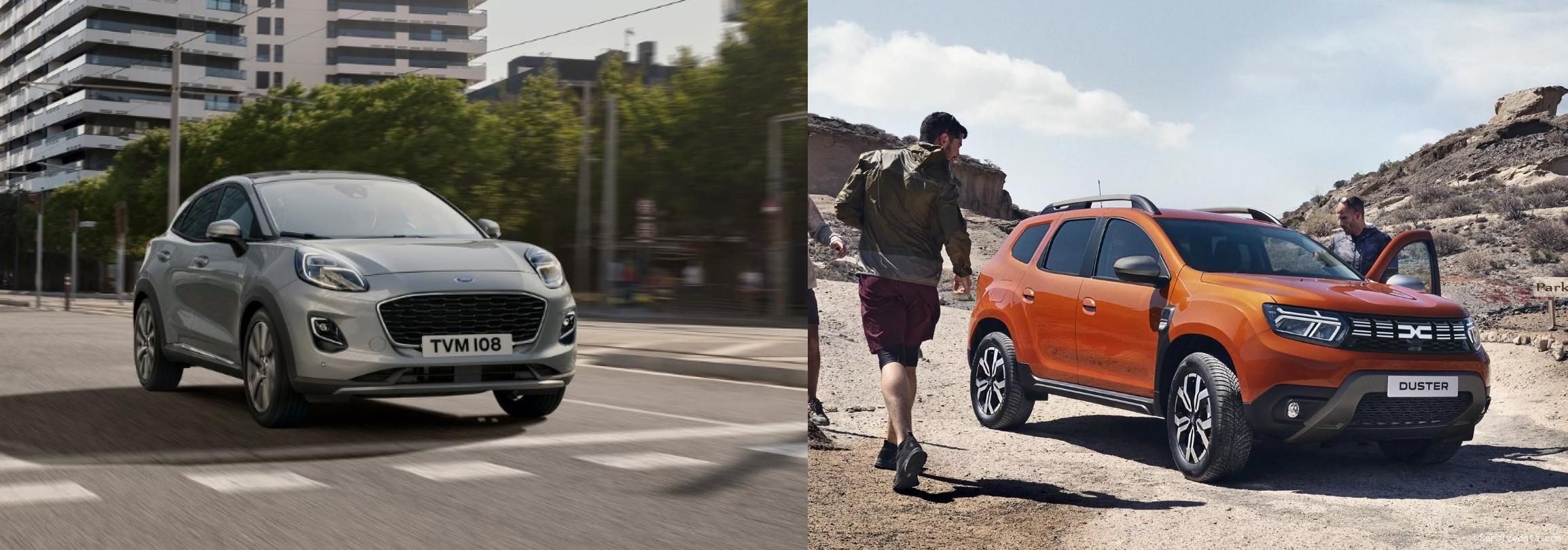 2023 Ford Puma vs 2023 Dacia Duster Comparison