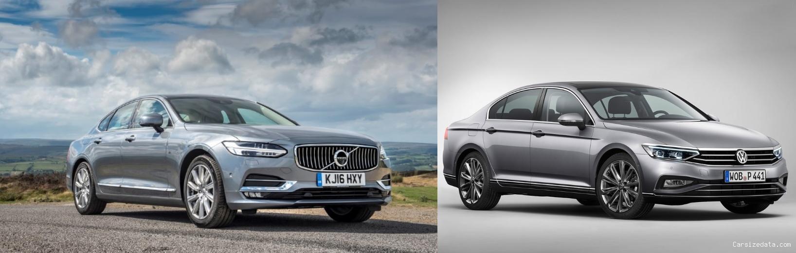 2020 Volvo S90 vs 2022 Volkswagen Passat Comparison