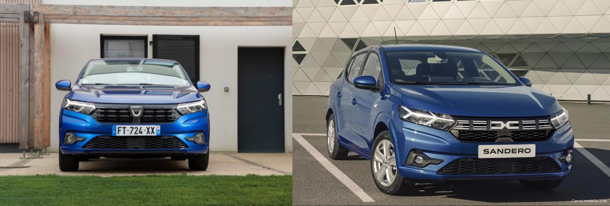 2022 Dacia Sandero vs 2023 Dacia Sandero Comparison