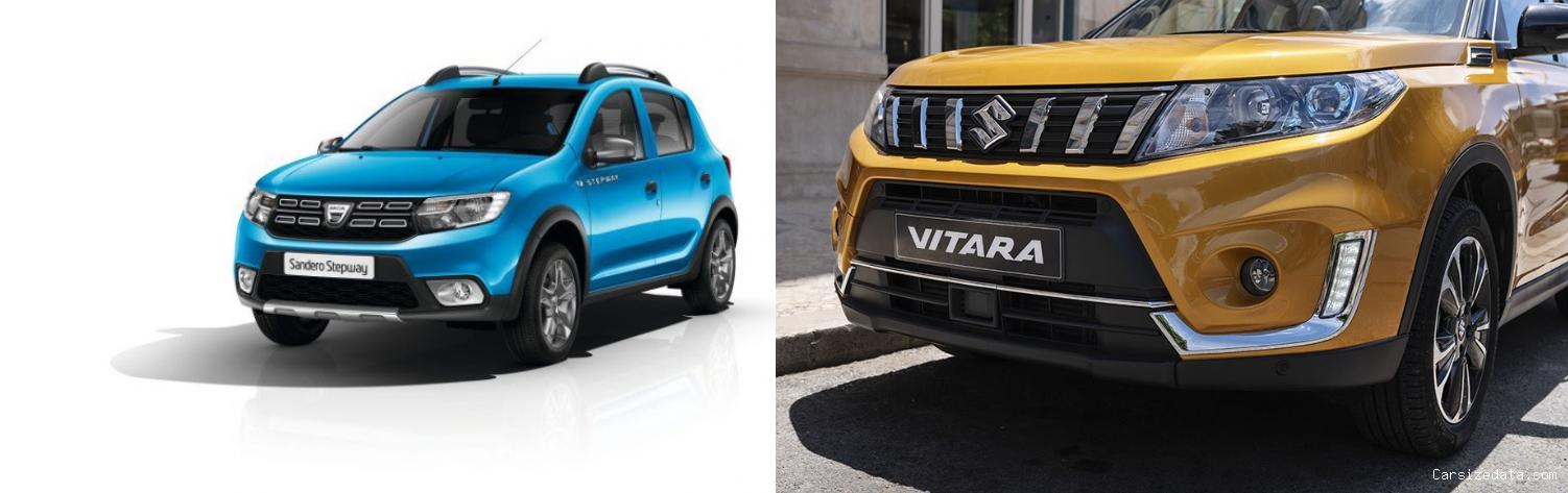 2019 Dacia Sandero Stepway vs 2021 Suzuki Vitara Comparison