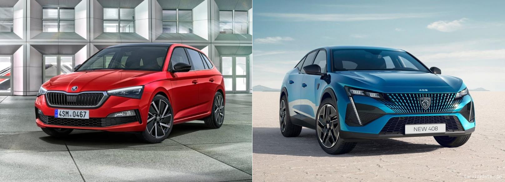 2022 Skoda Scala vs 2023 Peugeot 408 Comparison