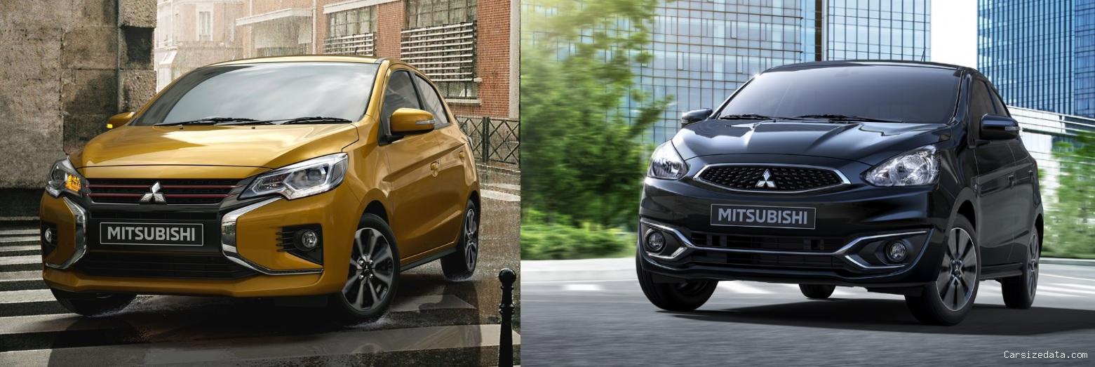 2020 Mitsubishi Space Star vs 2016 Mitsubishi Space Star Comparison