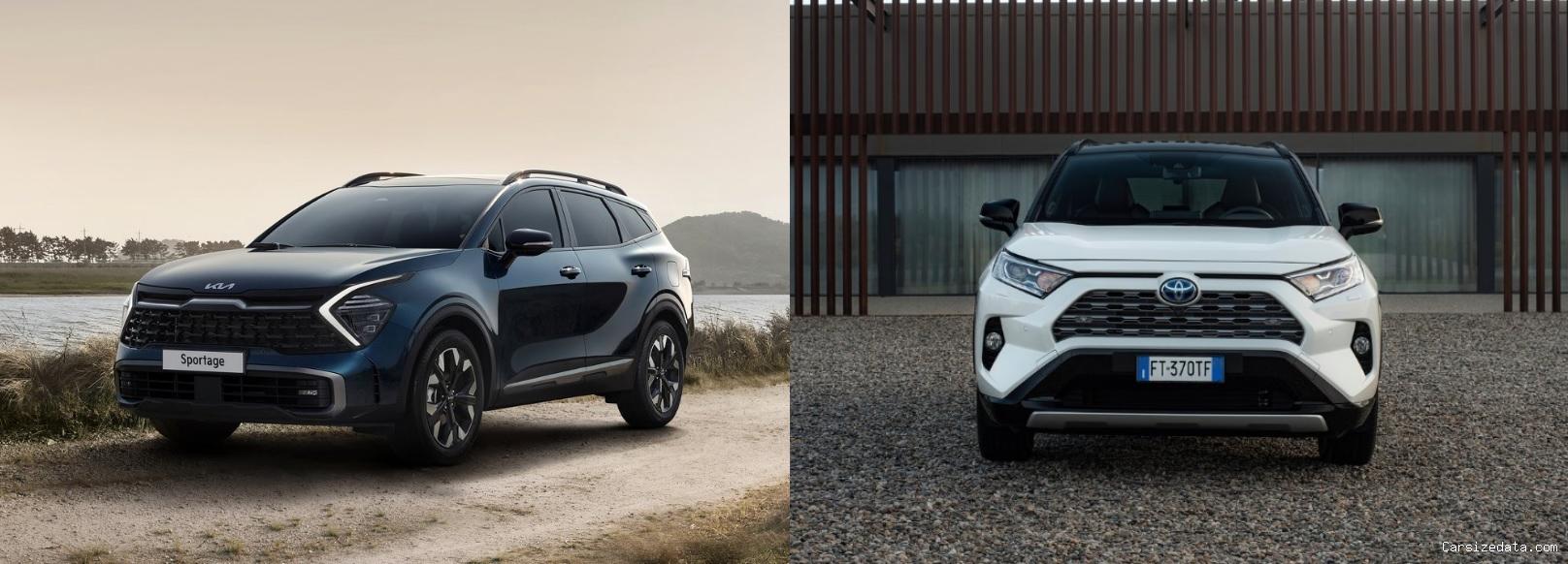2023 Kia Sportage vs 2022 Toyota RAV4 Comparison
