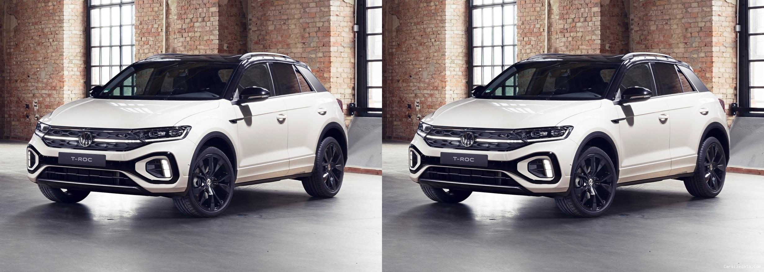 2022 Volkswagen T-Roc vs 2023 Volkswagen T-Roc Comparison