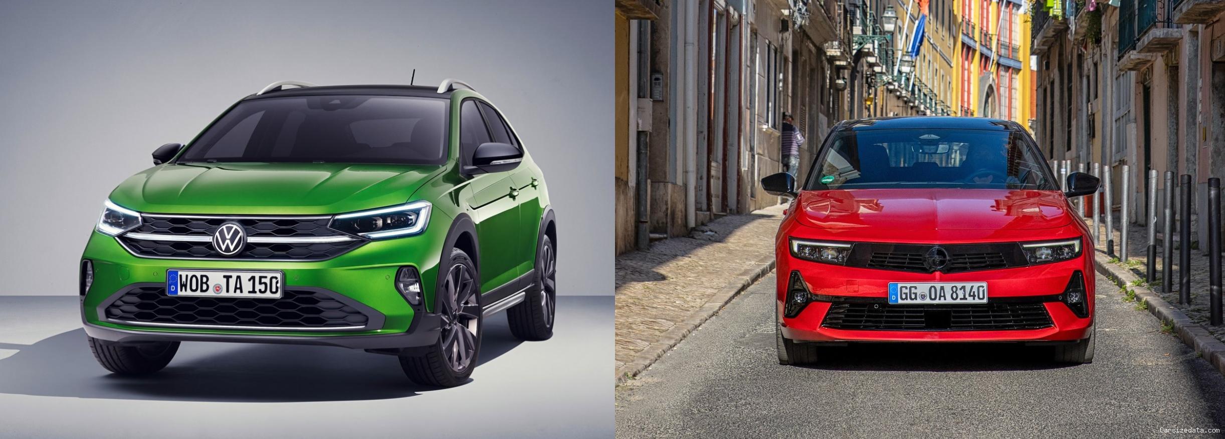 2023 Volkswagen Taigo vs 2023 Opel Astra Comparison