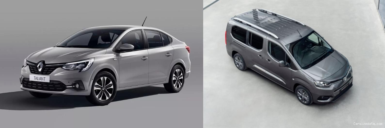 2023 Renault Taliant vs 2023 Toyota Proace City Comparison