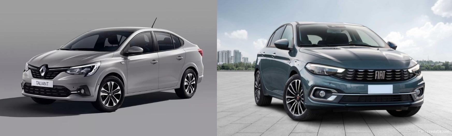 2023 Renault Taliant vs 2023 Fiat Egea Comparison