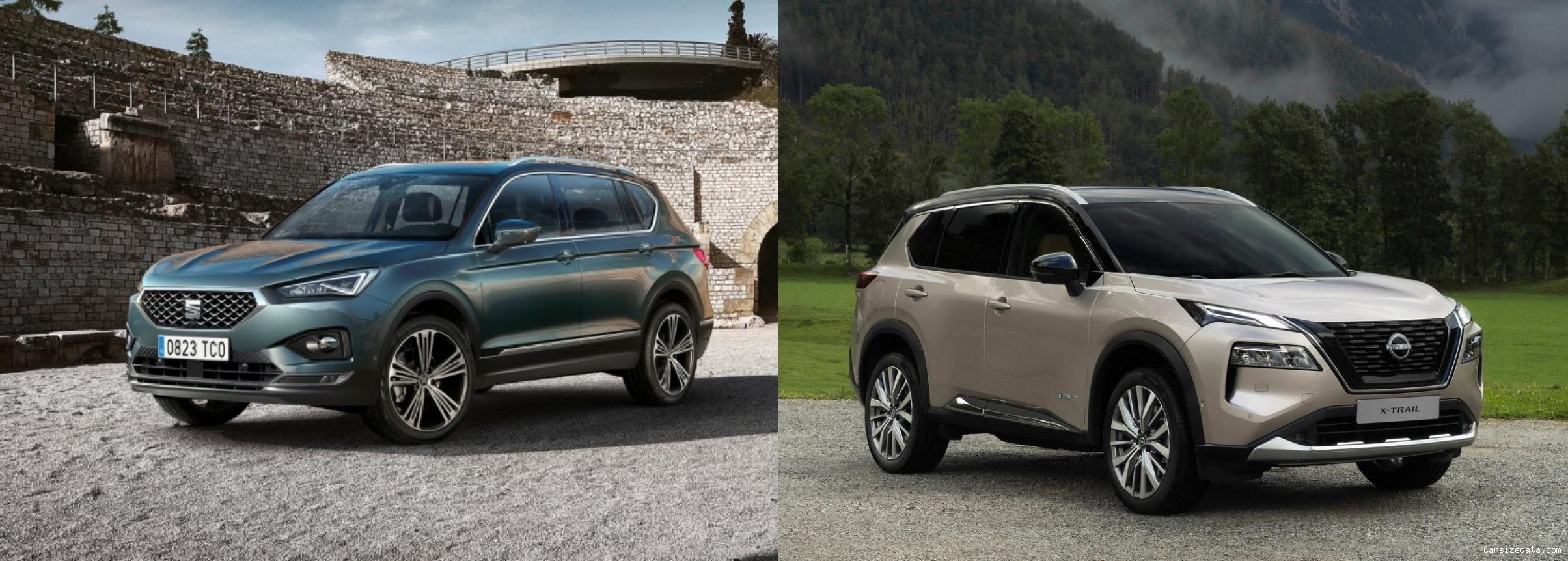 2023 Seat Tarraco vs 2022 Nissan X-Trail Comparison