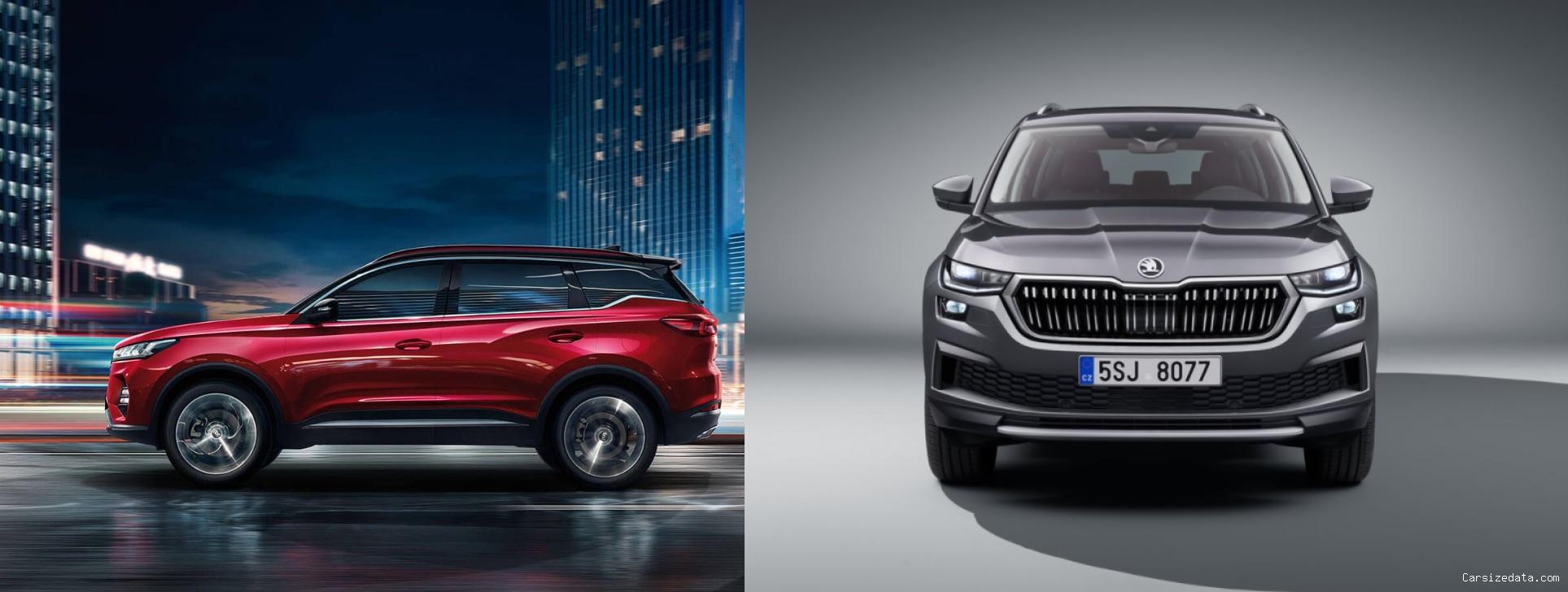 2023 Chery Tiggo7 Pro vs 2023 Skoda Kodiaq Comparison
