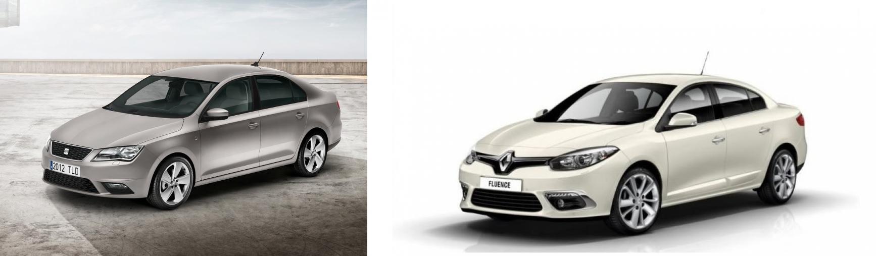 2016 Seat Toledo vs 2015 Renault Fluence Comparison