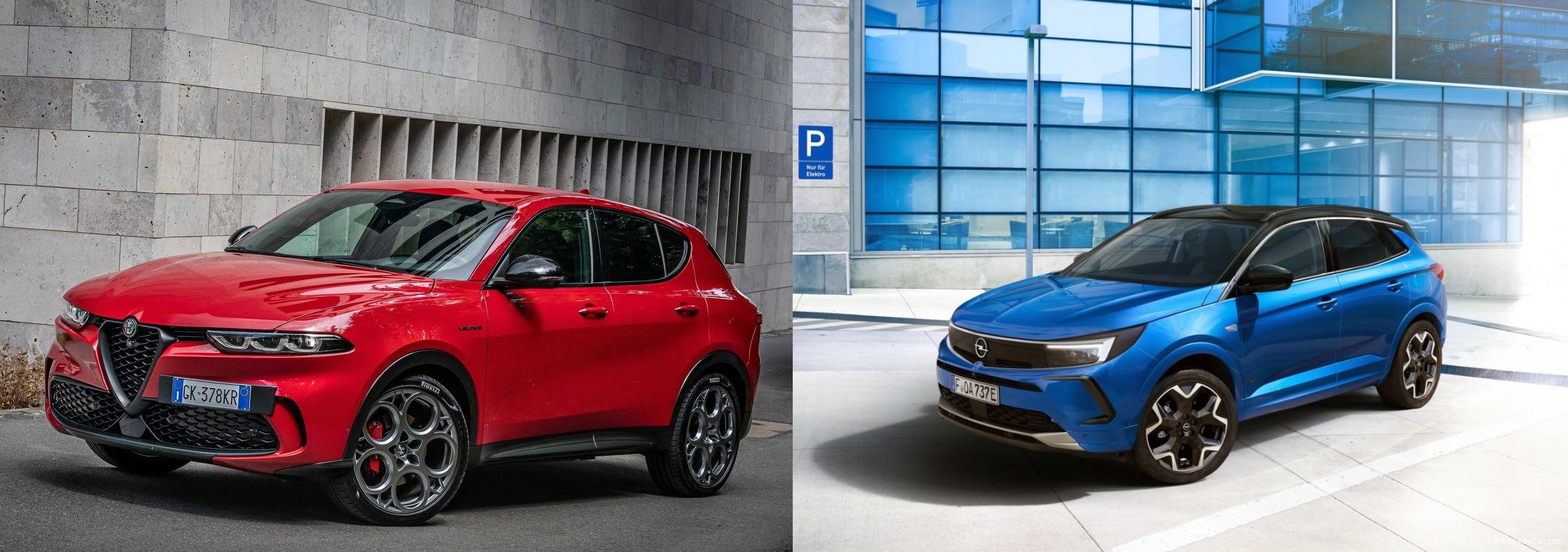 2023 Alfa Romeo Tonale vs 2023 Opel Grandland Comparison