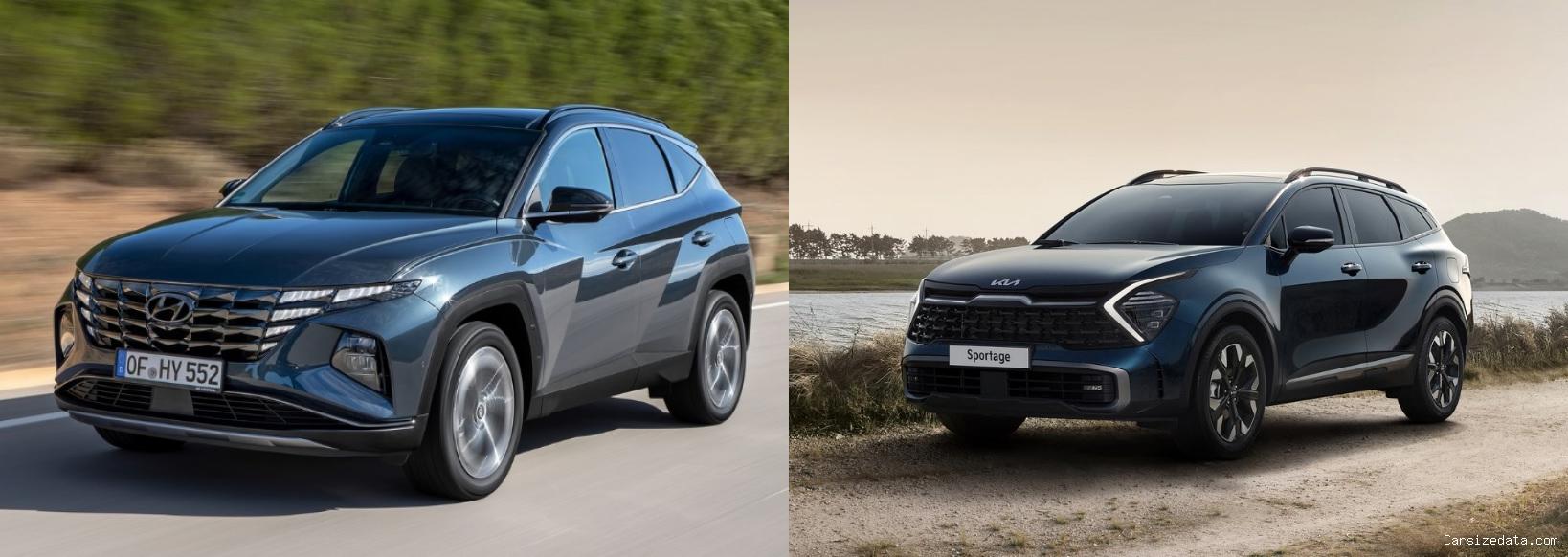 2022 Hyundai Tucson vs 2023 Kia Sportage Comparison