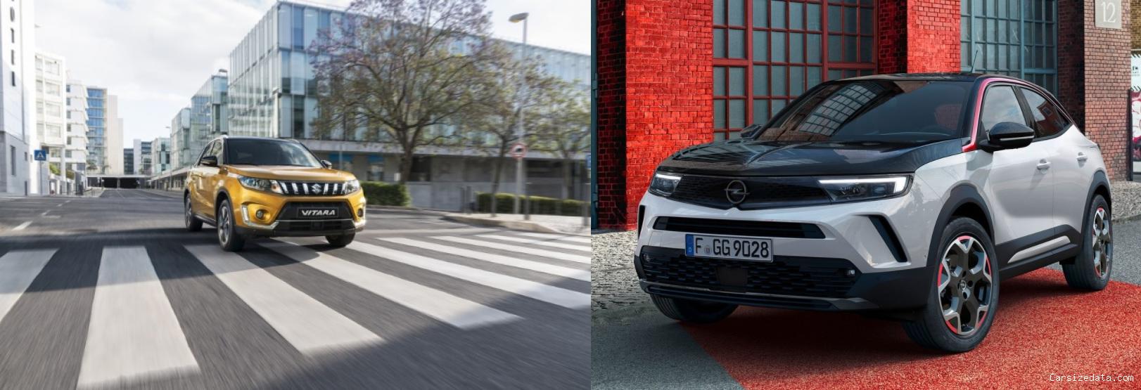 2020 Suzuki Vitara vs 2021 Opel Mokka Comparison