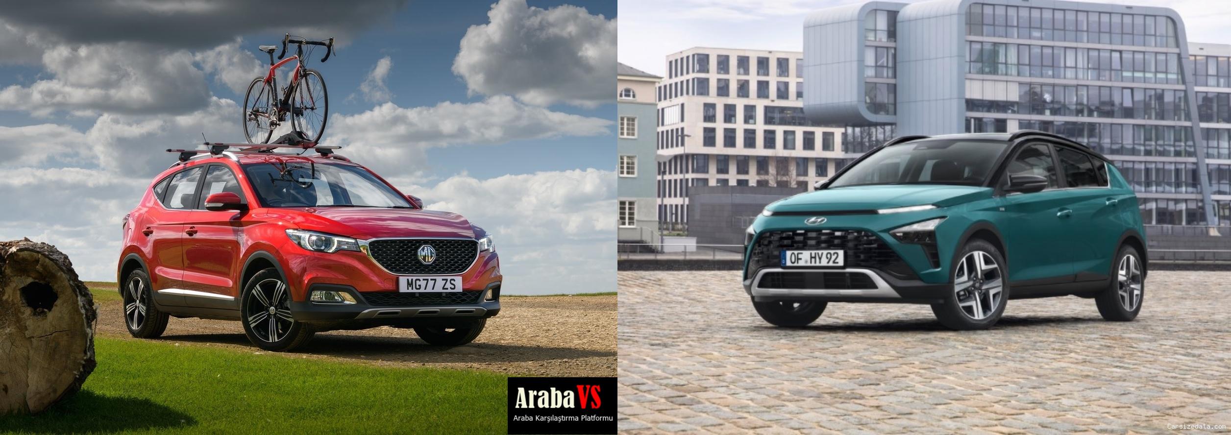 2023 MG ZS vs 2023 Hyundai Bayon Comparison